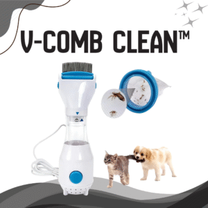 V-Comb Clean™ - Cepillo aspiradora de piojos y liendras